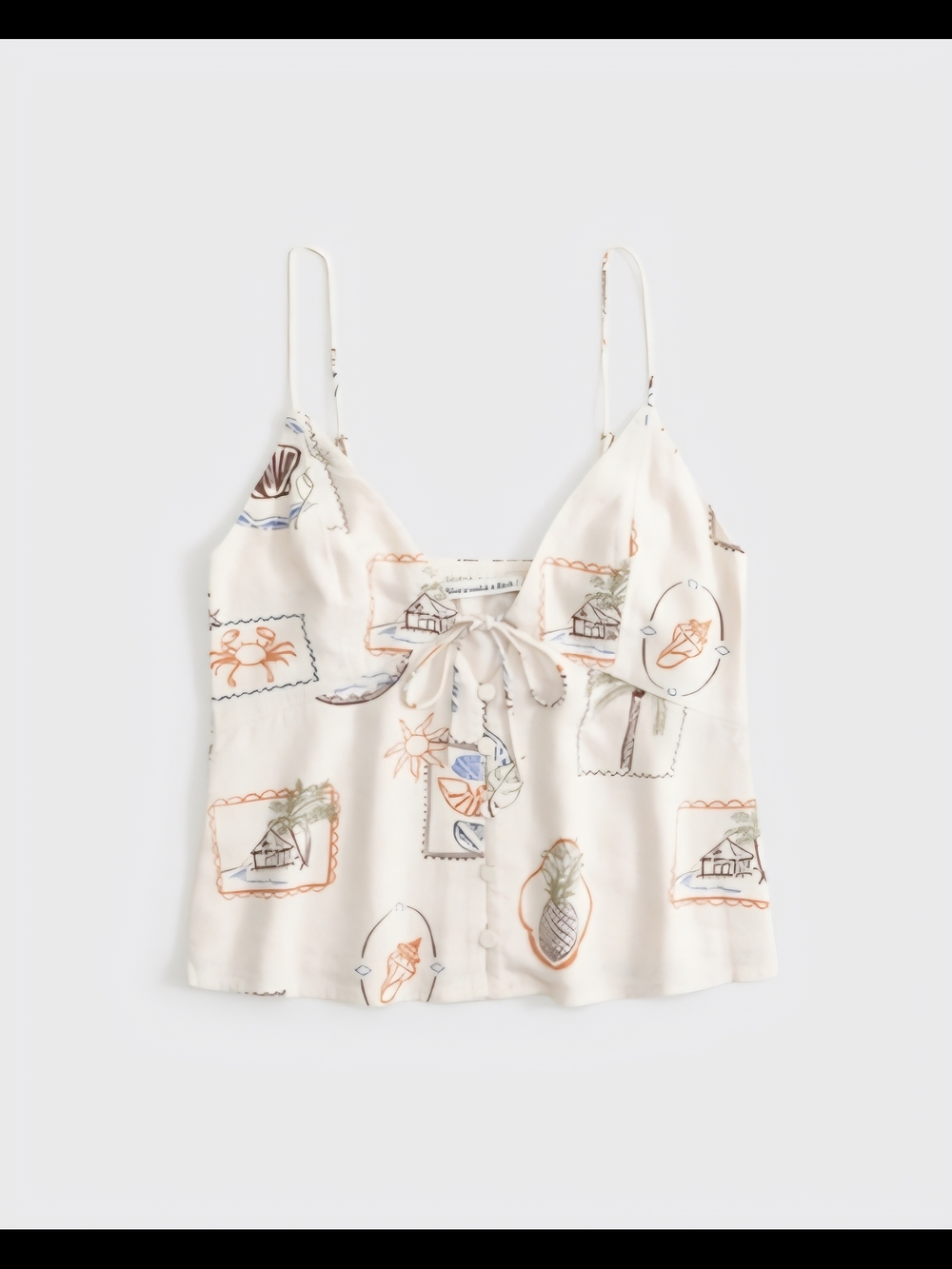 'Bella' Tie-Front Cami